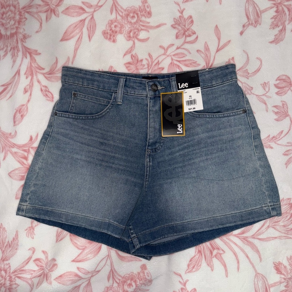 Lee Women's Blue Denim Shorts